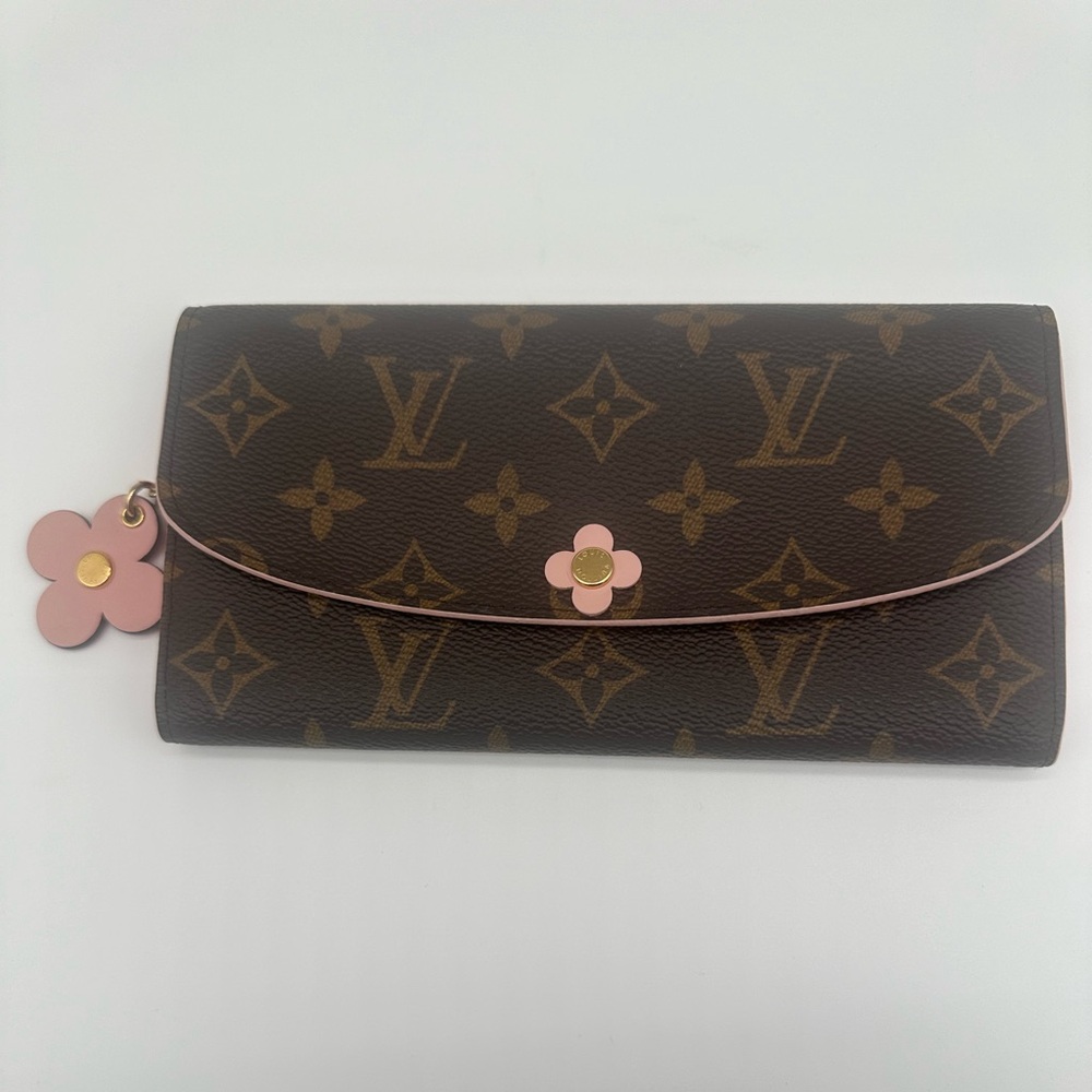 Louis Vuitton Emilie Limited Edition Bloom Flower Monogram Wallet